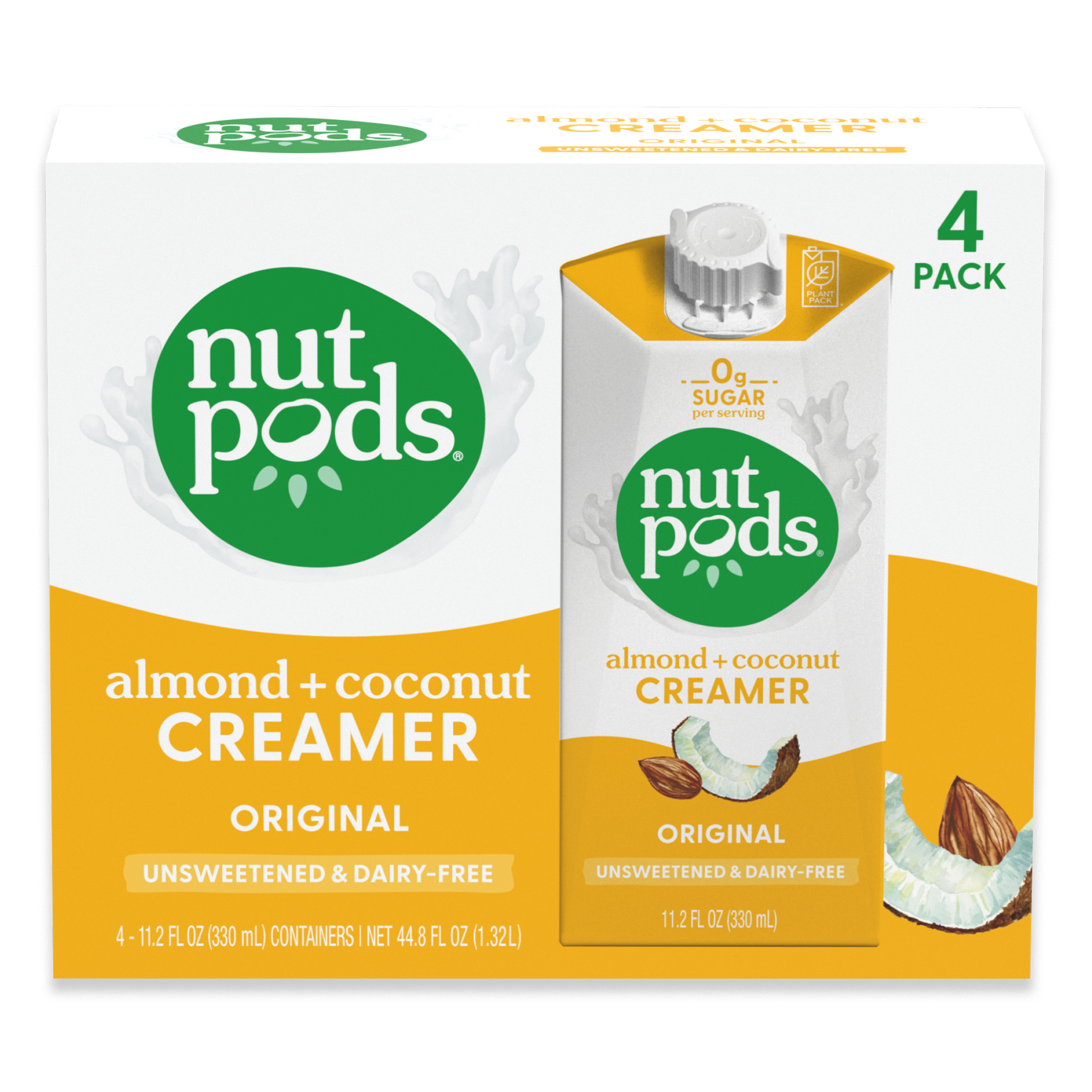 Unsweetened Almond and Coconut Original Creamer 4 Pack
